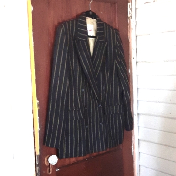 MONTI oversized blazer made in Germany sz 42 Vintage shoulder pads - Picture 1 of 8